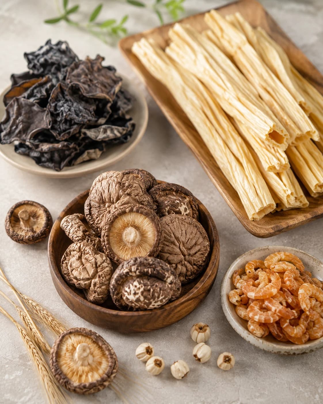 Dry Foods, Mushrooms & Soy